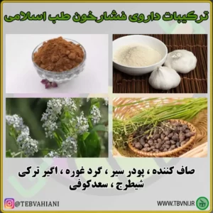 ترکیبات داروی فشارخون