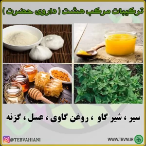 داروی حضرت ترکیبات